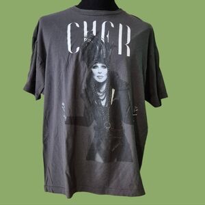 Cher Gray Concert Tee 2xl